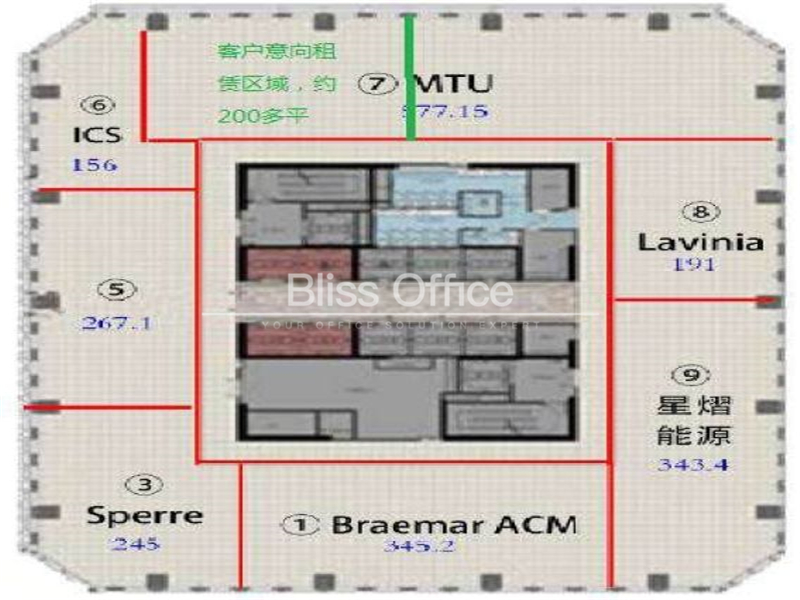 鲁能国际中心户型图 鲁能国际中心户型图