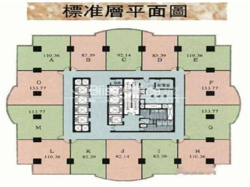 汤臣金融大厦户型图 汤臣金融大厦户型图